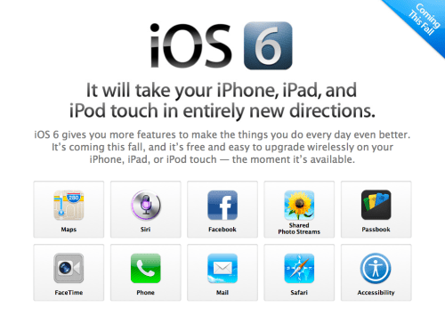Which iDevices Get Which New iOS 6 Features?