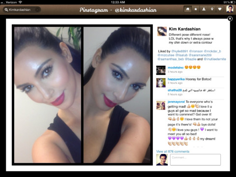 Pinstagram App Launches for the iPad