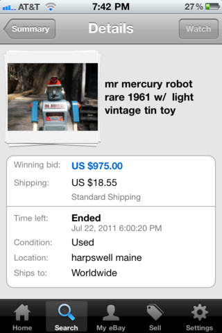 eBay Updates Its iPhone App With Landscape Support, Faster Bidding, More