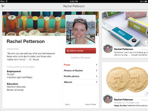 Google Updates Google+ App With iPad Support, Events, More