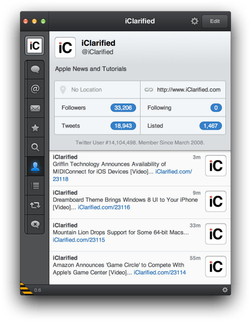 Tapbots Releases Public Alpha of Tweetbot for Mac [Download]