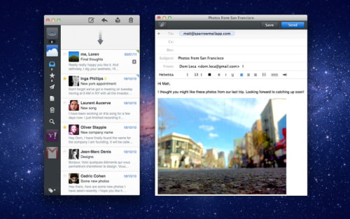Sparrow for Mac Gets Updated With Retina Display Support [App Store]