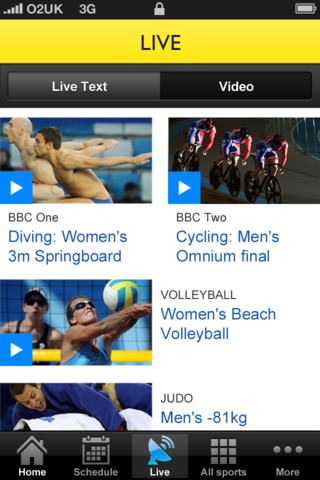 BBC Releases Olympics App for iPhone