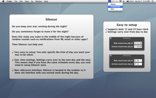 Silencer Lets You Mute Your Mac on a Schedule