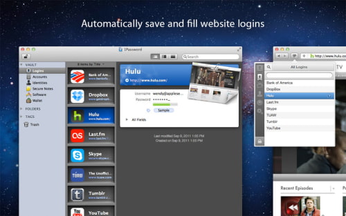 1Password for Mac OS X Gets Retina Display Support