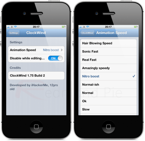 ClockWind Tweak Speeds Up iOS Animations Making Your Device Feel Faster