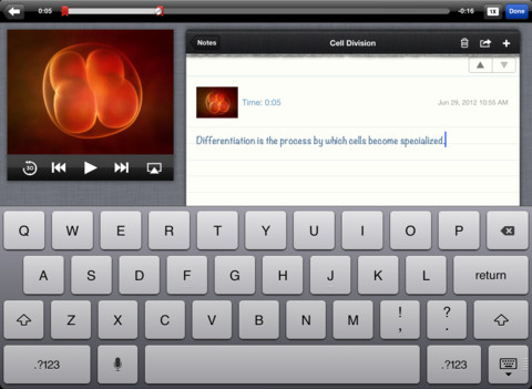 iTunes U 1.2 Improves Search, Lets You Take Notes While Watching Lectures