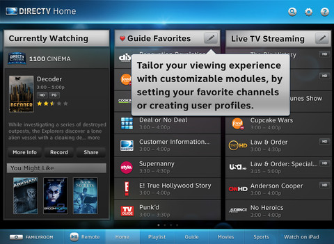 DIRECTV App for iPad Gets Enhanced Search, Multitasking Support