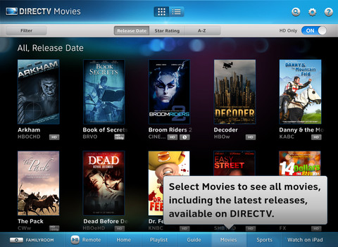 DIRECTV App for iPad Gets Enhanced Search, Multitasking Support
