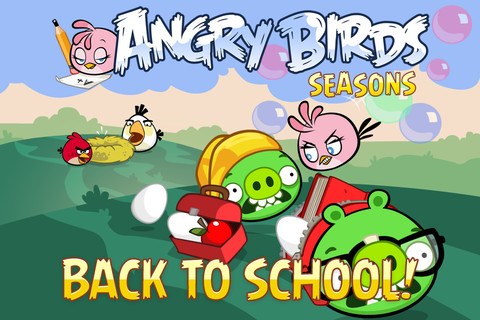 نسخه جدید پرندگان خشمگین : بازگشت به مدرسه Angry Birds Seasons: Back to school! v2.5.0 - آندروید