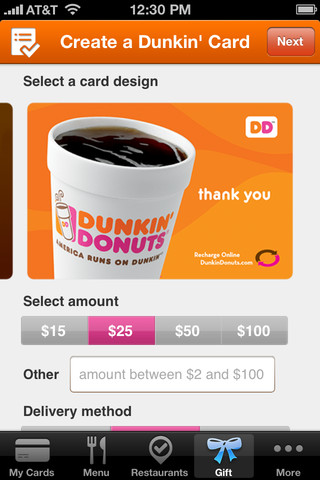 New Dunkin&#039; Donuts App Offers Mobile Payments
