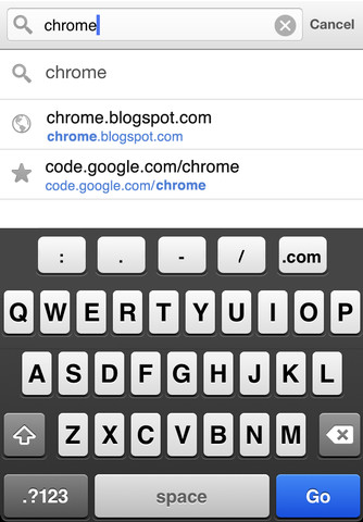 Google Chrome Browser for iOS is Updated With Sharing