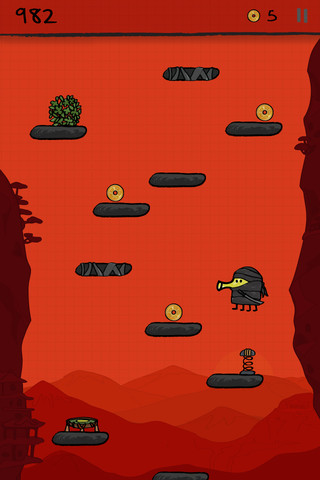 Doodle Jump Gets Updated With New Ninja Theme