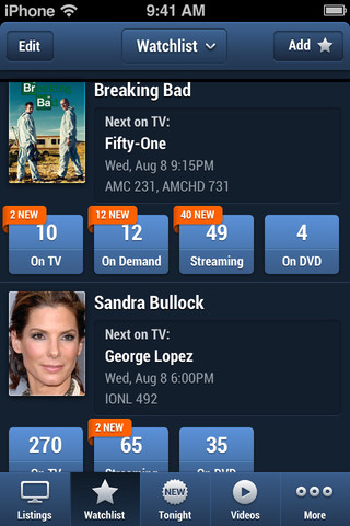 TV Guide Completely Redesigns Its iOS App