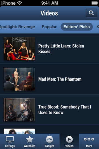 TV Guide Completely Redesigns Its iOS App