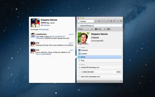 Cobook Gets Retina Display Support, Google Contacts Sync