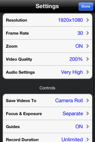 MoviePro is a New Video Recording App for the iPhone