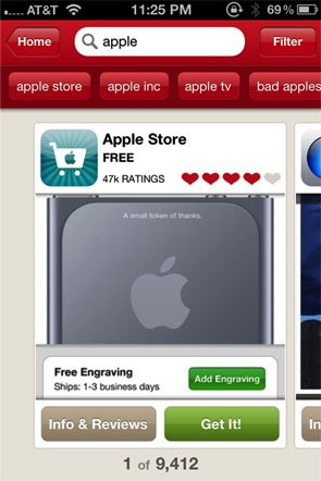 iOS 6 App Store Gets New Search Results Layout [Images]