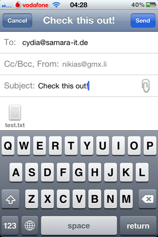 AnyAttach Tweak Attaches Files to Your Email From Inside MobileMail