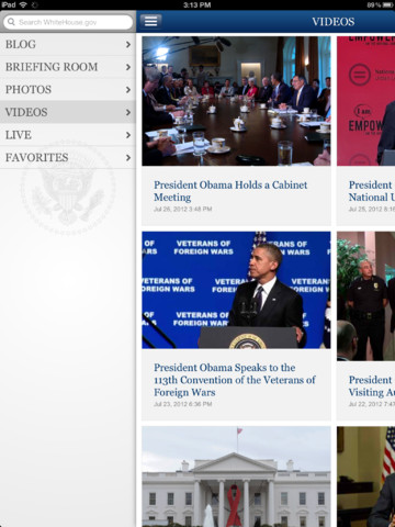 The White House App Gets New, Updated Design