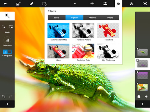 Adobe Photoshop Touch App Gets Retina Display Support