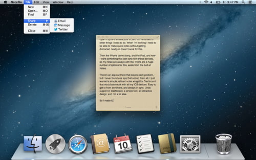 Junecloud Releases Notefile App for Mac