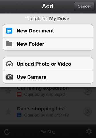 Google Drive for iOS Now Lets You Edit Documents, Upload Photos, Rearrange Files