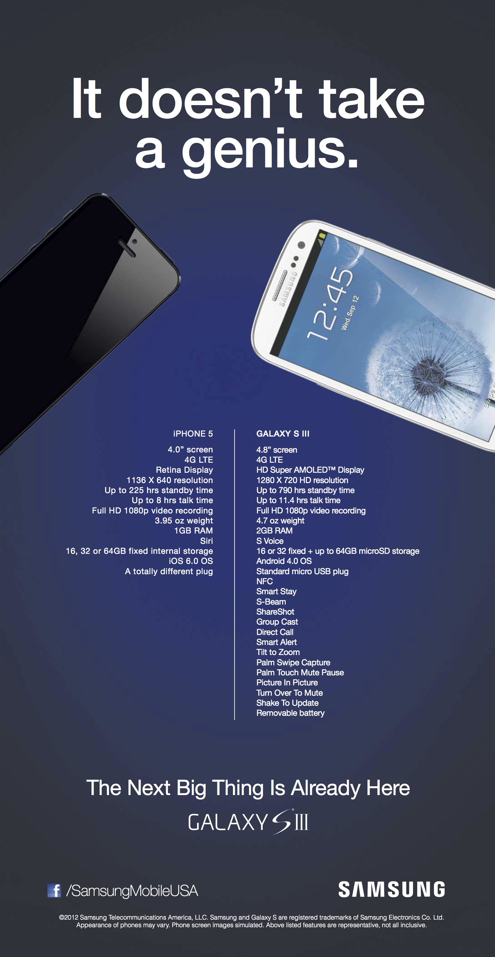 Samsung Will Publish This Misleading Anti-iPhone Ad Tomorrow