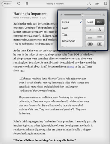 Instapaper is Updated With iOS 6, iPhone 5 Compatibility