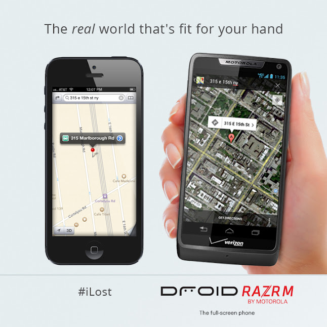 New Motorola Ad Mocks Apple Maps [Image]