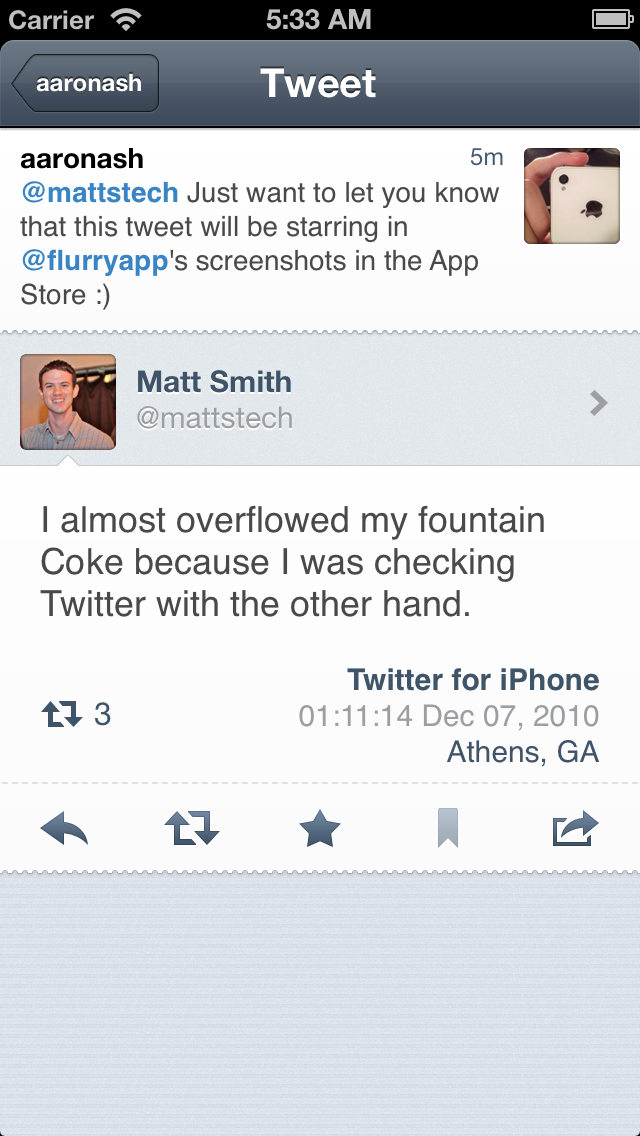 Flurry is a New Twitter App for the iPhone