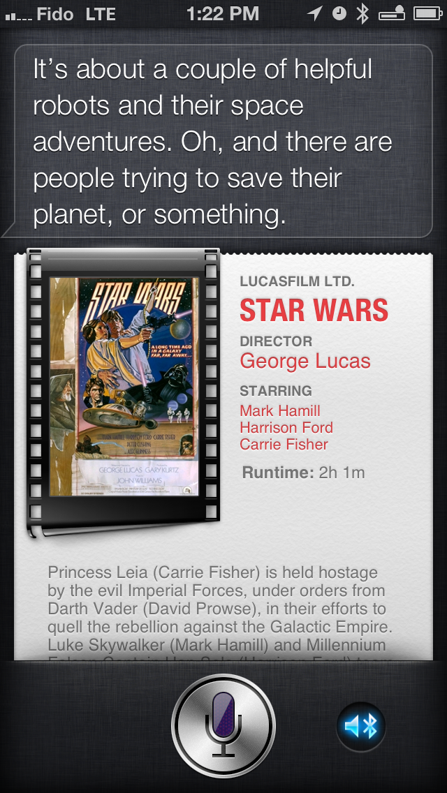Siri Has Some Quirky Movie Opinions