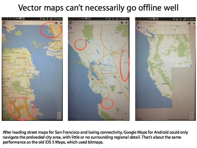 Apple Maps Caches a Large Area For Offline Browsing