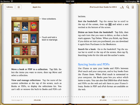 Apple Publishes iPod Touch User Guide For iOS 6 as eBook