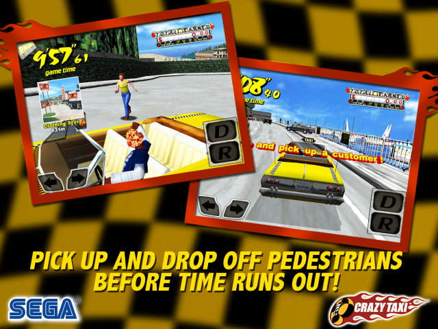 SEGA Releases Crazy Taxi Game for iOS