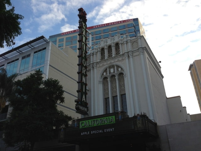 Apple Preps California Theatre Ahead of Special Event [Photos]