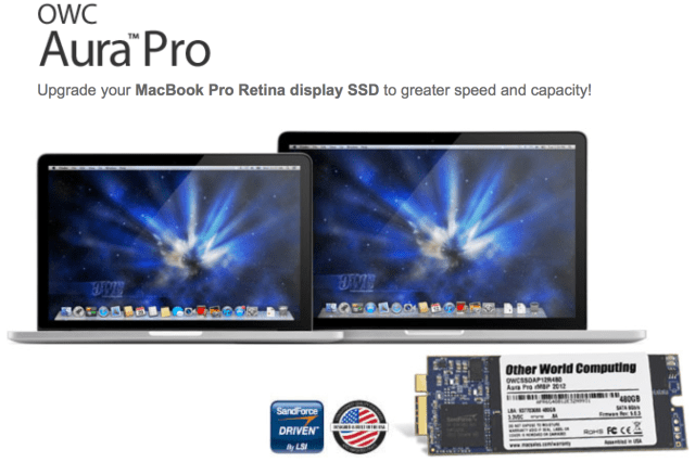 OWC Announces SSD Upgrade for New 13-Inch Retina MacBook Pro