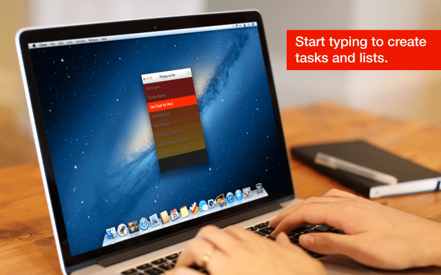 Clear To-Do App Launches for Mac OS X