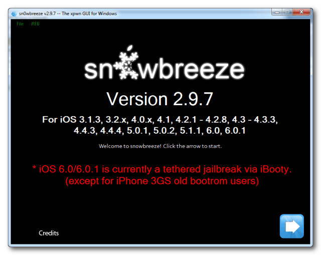 iH8Sn0w Updates Sn0wBreeze to Jailbreak A4 Devices on iOS 6.0.1