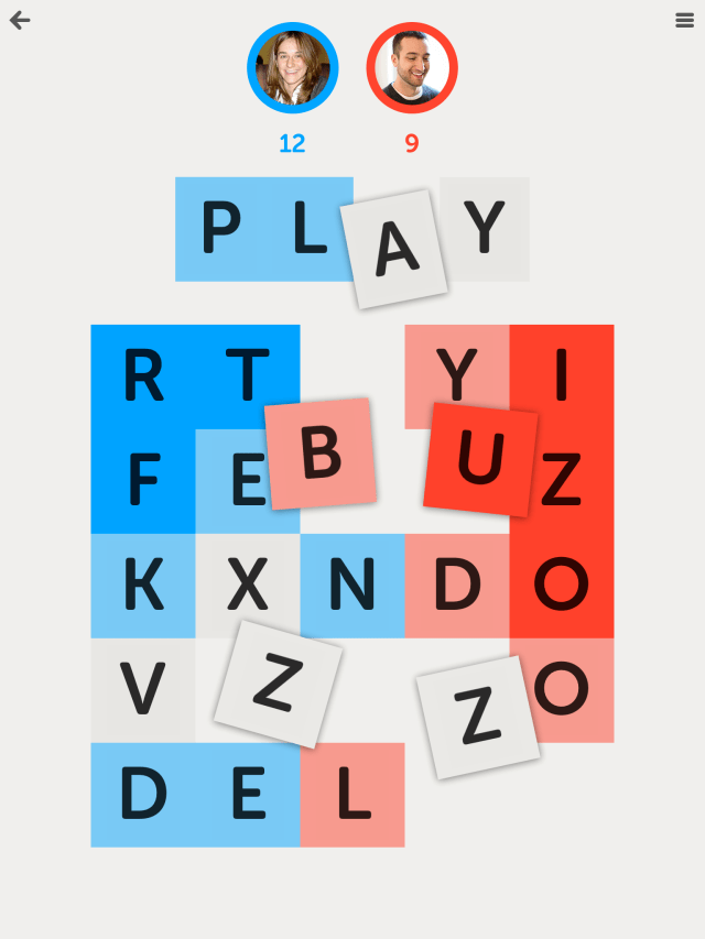 Letterpress Word Game is Updated With Rematch, Friend Requests