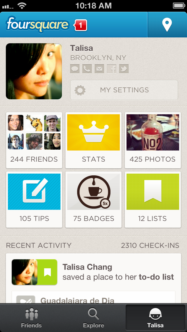 Foursquare App Adds Recently Opened Search Option