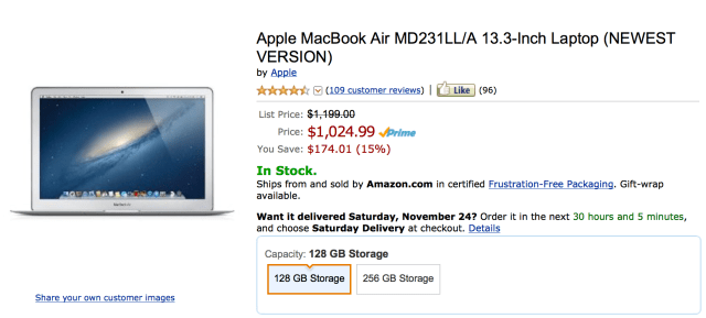 Amazon Discounts 13-Inch MacBook Air, 13-Inch MacBook Pro