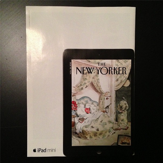 Apple Puts iPad Mini Ad on the Back of Time Magazine and The New Yorker [Images]