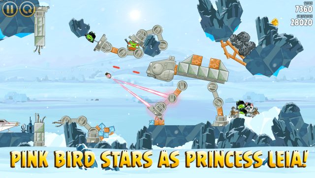 Angry Birds Star Wars Updated With 20 New Levels and Princess Leia
