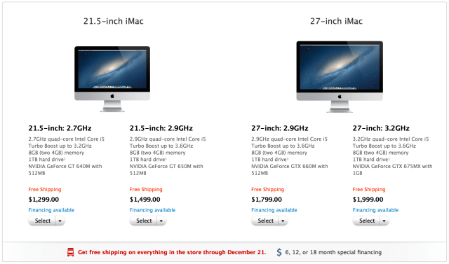 New iMacs Now Available to Order