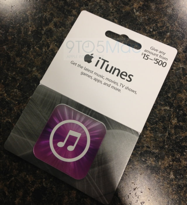 Apple Now Lets You Choose Value for iTunes Gift Cards