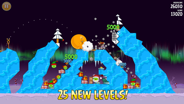 Angry Birds Seasons Gets Winter Wonderham Update