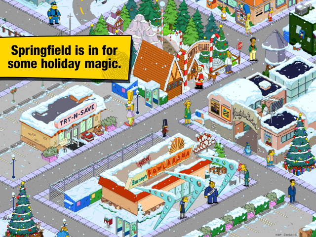 The Simpsons: Tapped Out Gets Updated for the Holidays, Adds New Characters