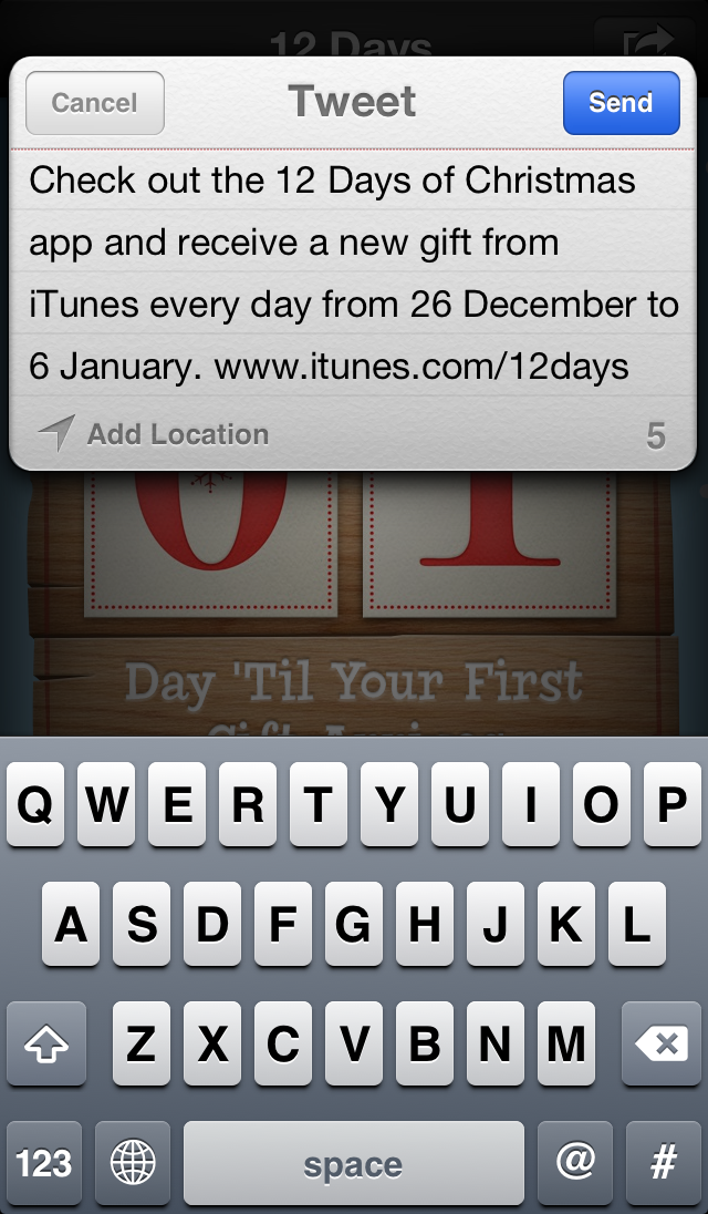 Apple Releases &#039;12 Days of Christmas&#039; App Internationally
