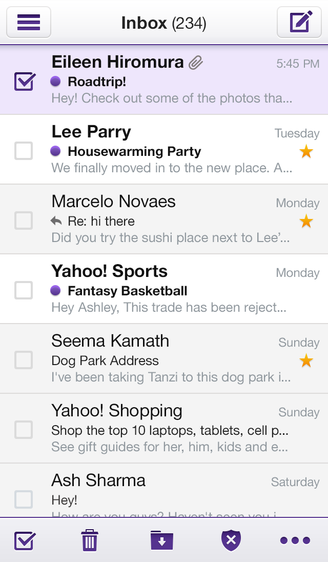 Yahoo Releases Yahoo! Mail App for the iPhone